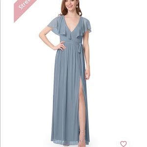 Azazie Jael Dress in Slate